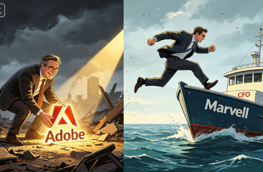 大空头Burry抄底Adobe，CFO跳槽Marvell引猜想