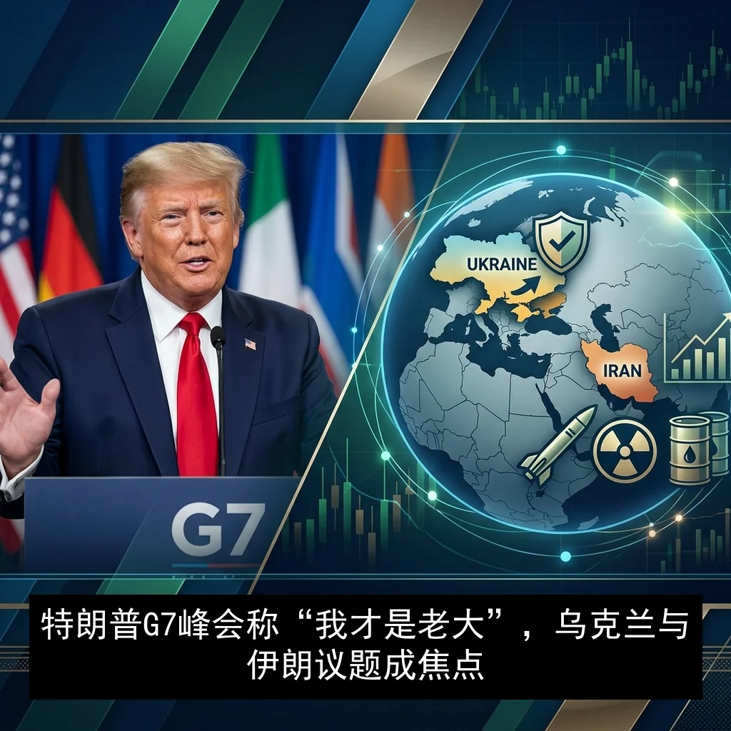 特朗普G7峰会称“我才是老大”，乌克兰与伊朗议题成焦点