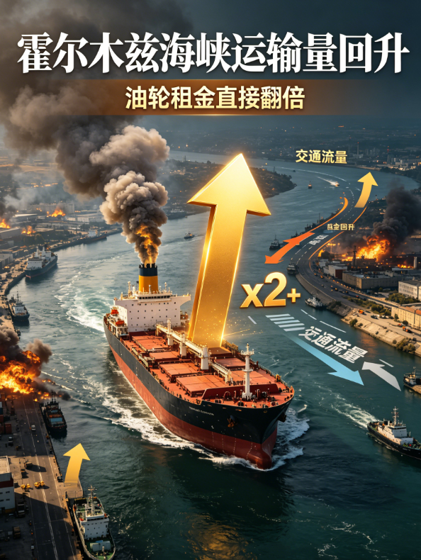 霍尔木兹海峡缓和 油轮运费飙升