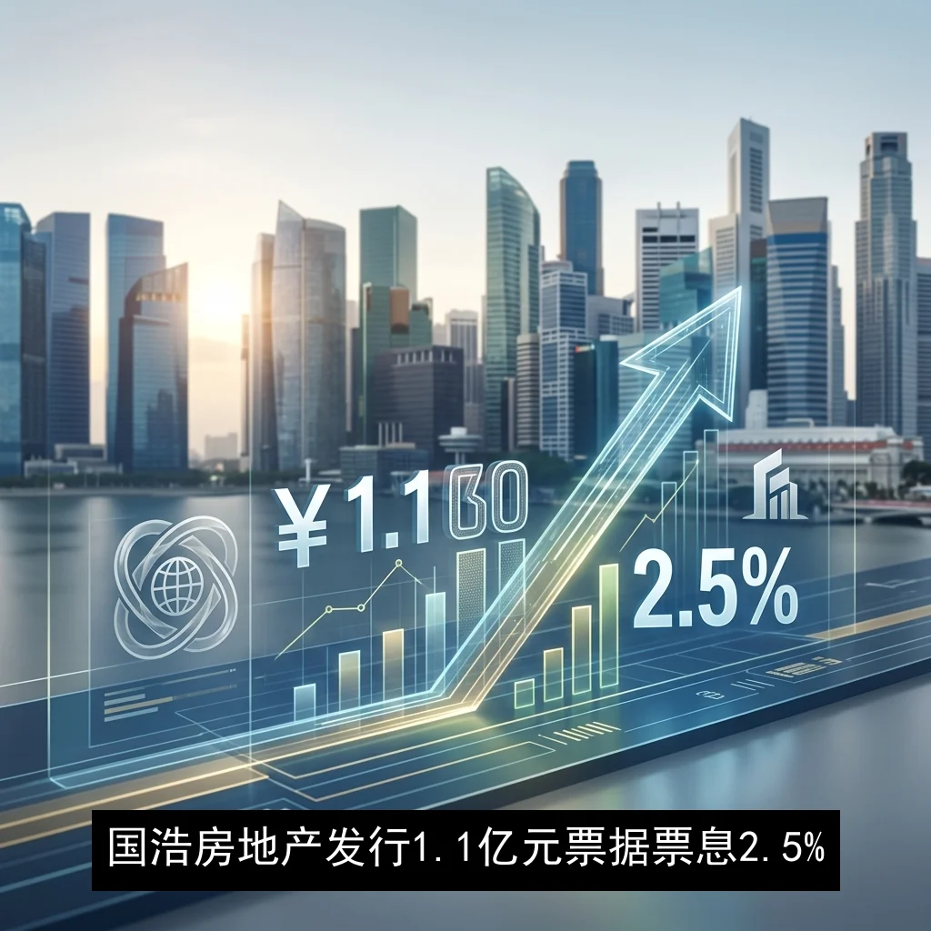 国浩房地产发行1.1亿元票据 票息2.5%