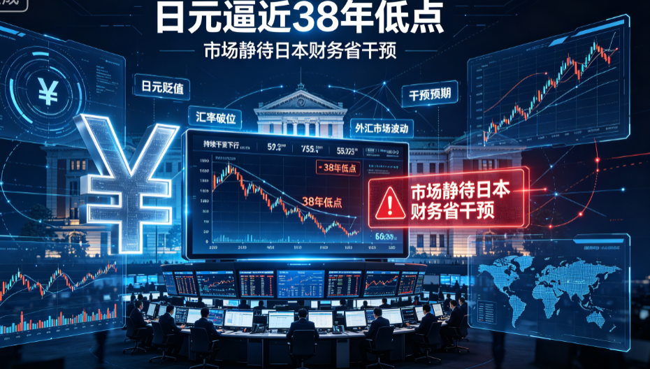 日元逼近38年低点，市场静待干预