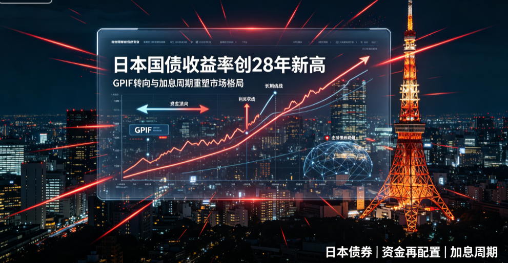 日本国债收益率创28年新高：GPIF转向与加息周期重塑市场格局